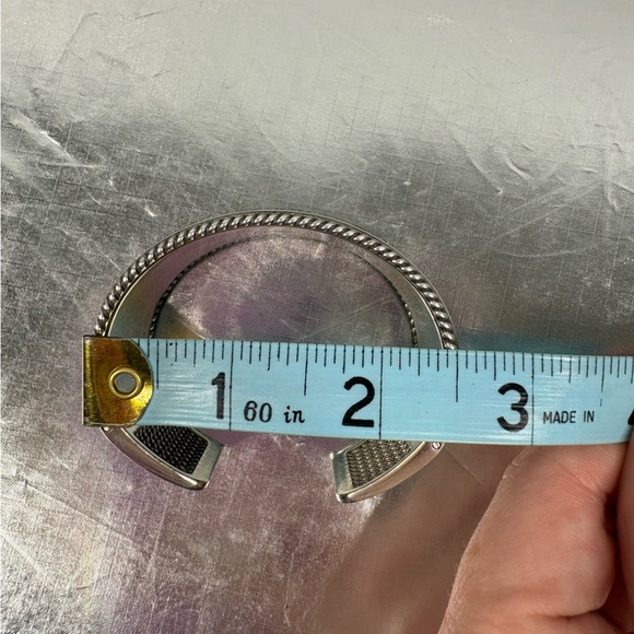 Brighton Leopard Print Crystal Wide Cuff Bracelet with Hinged Closure - Picture 13 of 15